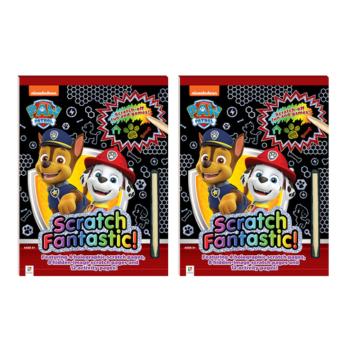 2PK Kaleidoscope Scratch Fantastic Paw Patrol Activity Book 5-12y