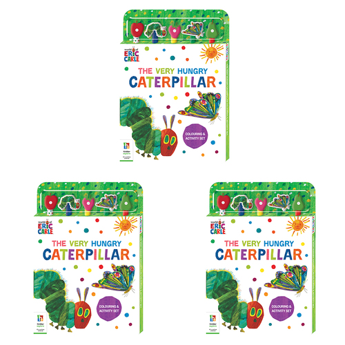 3PK Art Maker The Very Hungry Caterpillar Colouring & Activity Set 3-6y