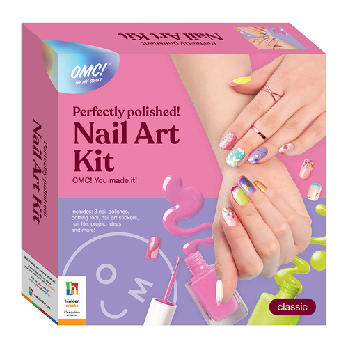 Omc! Oh My Craft Perfectly Polished Nail Art And Craft Activity Kit 10y+