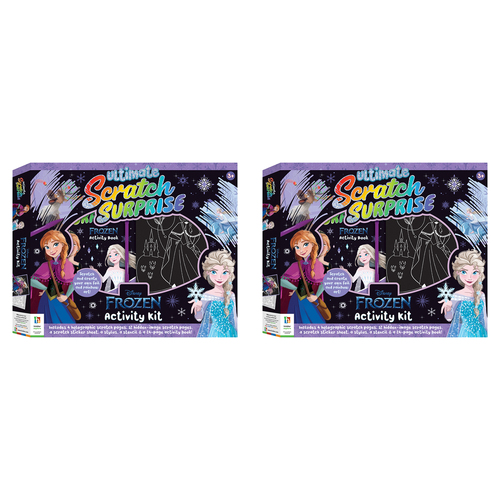2PK Kaleidoscope Ultimate Scratch Surprise Frozen Activity Kit Kids 4-12y