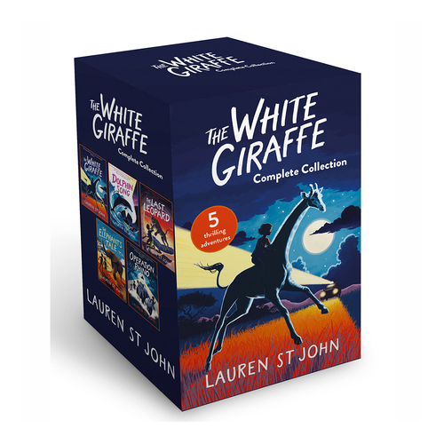 5pc Hachette The White Giraffe Complete Kids Book Collection Set 8y+