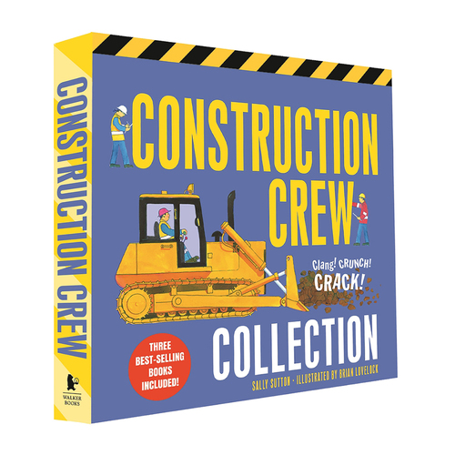 3pc Walker Construction Crew Collection Reading Picture Book 3y+