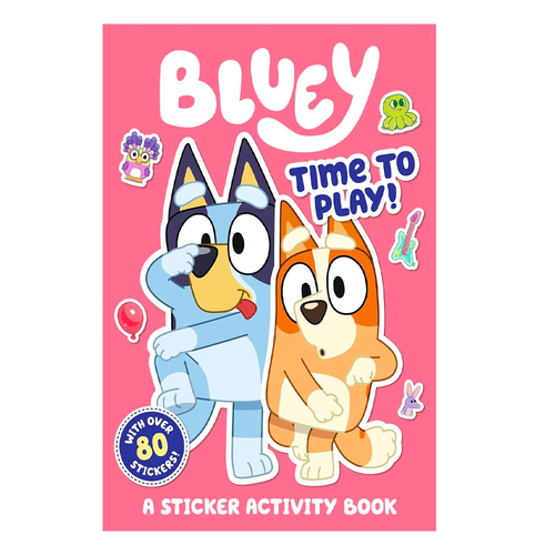 Bluey Paperback 16pgs Time to Play Sticker Activity Book