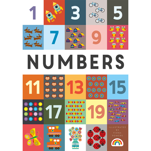 Really Decent Books 26x38cm Keepsake Numbers Kids 1y+
