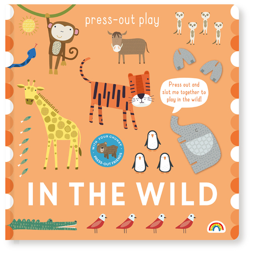 Really Decent Books Press Out & Play - In The Wild Kids 1y+