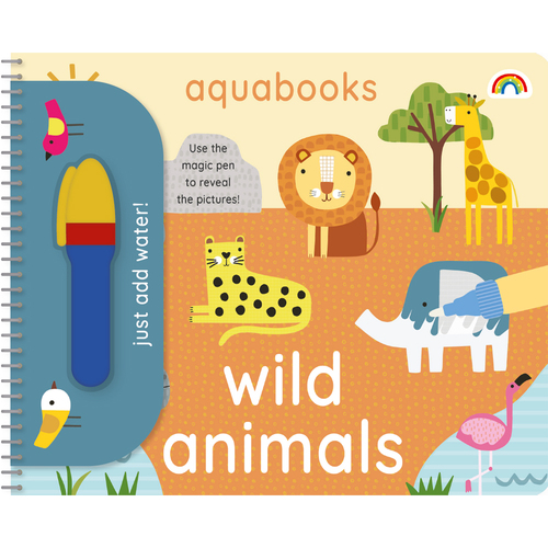 Really Decent Books Aquabooks Kids/Children Activity Book Wild Animals 3y+