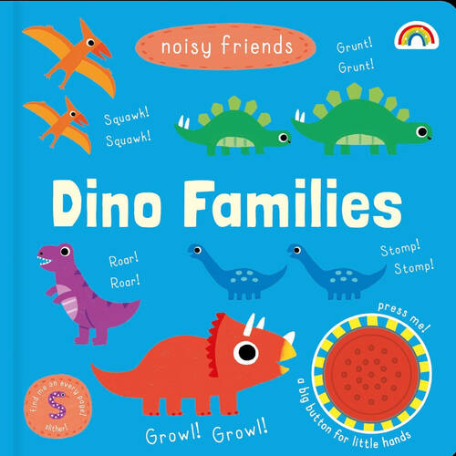 Really Decent Books Noisy Friends - Dino Families 3y+ Kids's Interactive Book