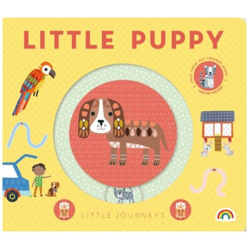 Really Decent Books Small Journeys Little Puppy Animal Board Book 3Y+