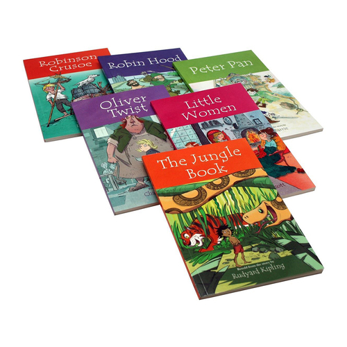 16pc Arcturus The Children's Classics Collection Reading Book Set 5y+