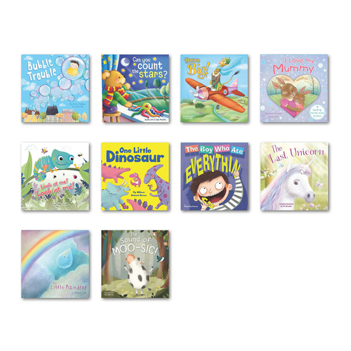 10pc Imagine That Dream Big Reading Book Collection