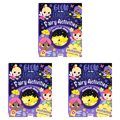 3PK Bookoli CSA Glow in the Dark Fun Twinkly Fairies Kids/Children Activity