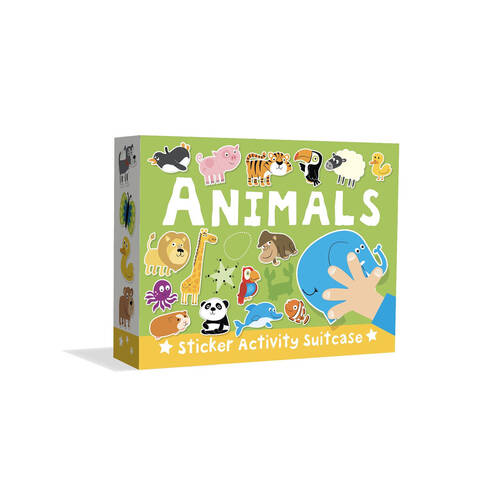 Really Decent Books Sticker Activity Suitcase - Animals 3y+ Fun Book For Kids