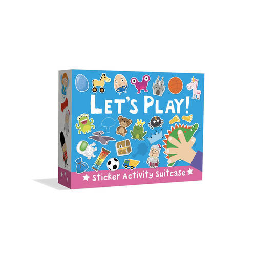 Really Decent Books Sticker Activity Suitcase - Let's Play 3y+ Fun For Kids