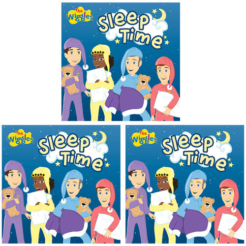 3PK The Wiggles Sleep Time Kids Board Book 0-3y