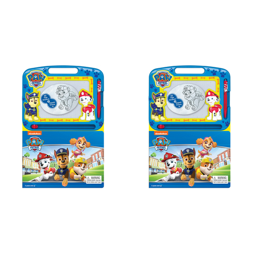 2PK Paw Patrol Learning Series Kids Drawing Pad w/ Book 3y+
