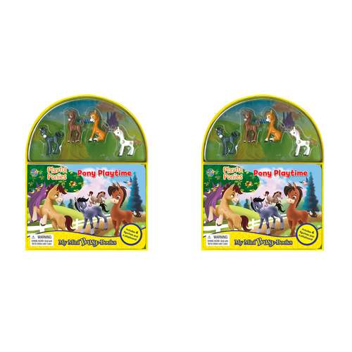 2PK Ponies Mini Busy Kids/Children Educational Book 3y+