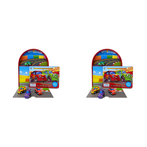 2PK Race Cars Mini Busy Kids/Children Educational Book 3y+