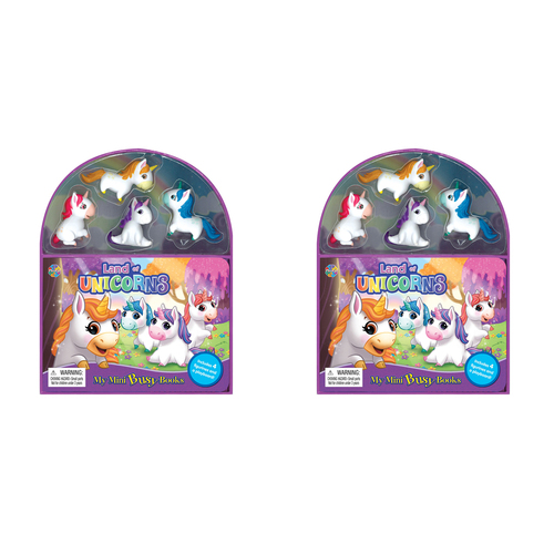 2PK Unicorns Mini Busy Kids/Children Educational Book 3y+