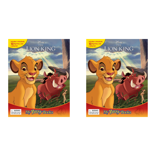 2PK Disney Lion King My Busy Book Kids Activity Kit 3y+