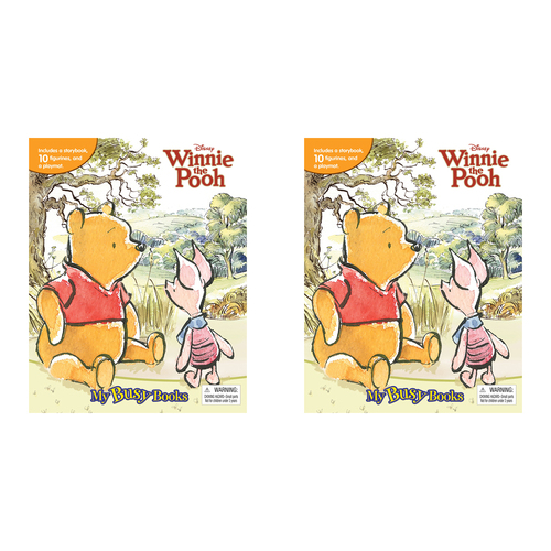 2PK Disney Winnie The Pooh My Busy Books Kids Activity Kit 3y+
