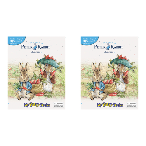 2PK Peter Rabbit Classic My Busy Books Kids Activity Kit 3y+