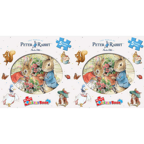 2PK Peter Rabbit Classic My Fist Puzzle Book Kids/Children Jigsaw 3y+