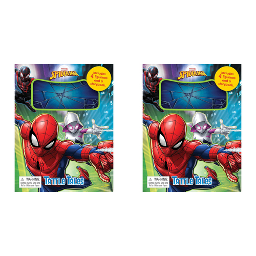 2PK Marvel Spiderman Classic Tattle Tales Kids/Children Storybook 3y+