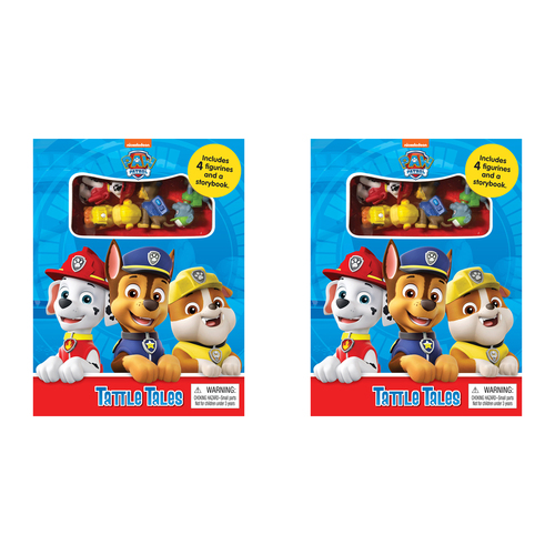 2PK  Paw Patrol Tattle Tales Kids/Children Storybook 3y+