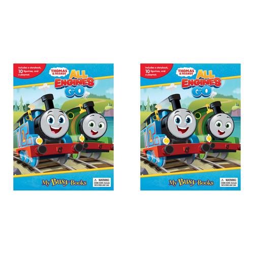 2PK Thomas All Engines Go New My Busy Books Kids Activity Kit 3y+