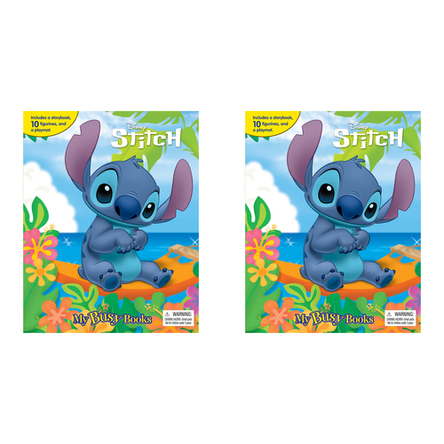 2PK Disney Stitch My Busy Books Kids/Child Activity Kit 3y+