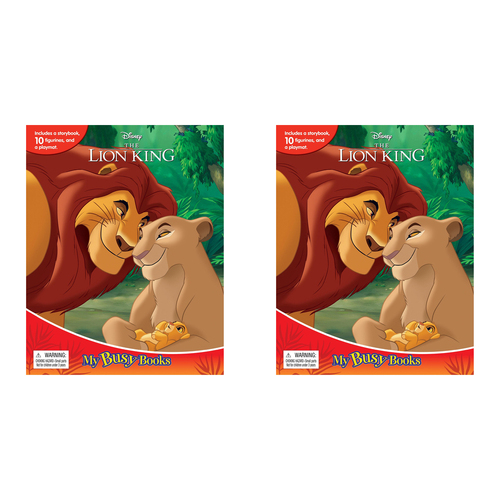 2PK Disney Lion King New My Busy Books Kids Activity Kit 3y+
