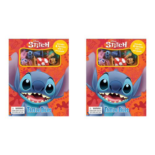 2PK Disney Stitch Tattle Tales Kids/Children Storybook 3y+