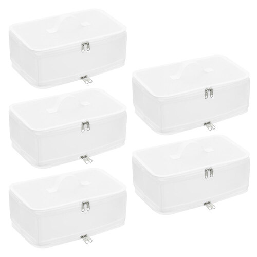 5PK Boxsweden 6.8L Foldaway Storage Box - White
