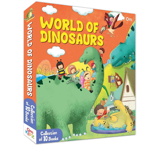 10pc Om Publishing World Of Dinosaurs Book Collection Set 8-12Y+