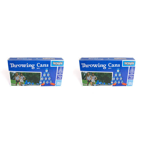 2PK Formula Sports Throwing Cans Knockdown Game Kids 6y+