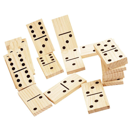 Formula Sports 15x17cm Wood Dominoes Tabletop Family Game 5y+