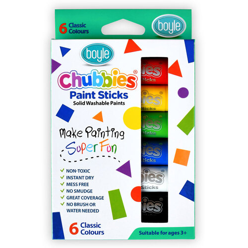 Chubbies Washable Paint Sticks - Classic