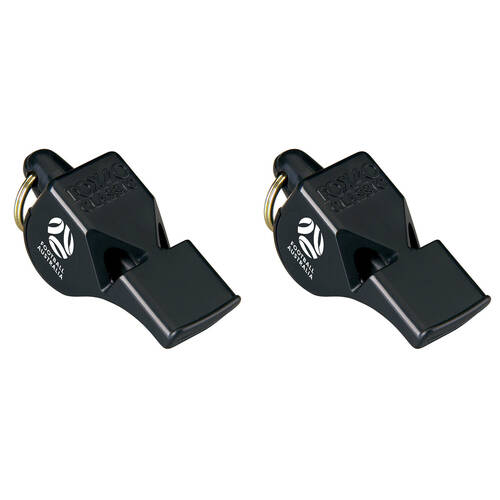 2PK Fox 40 Summit Whistle Official Football Australia Whistle Black