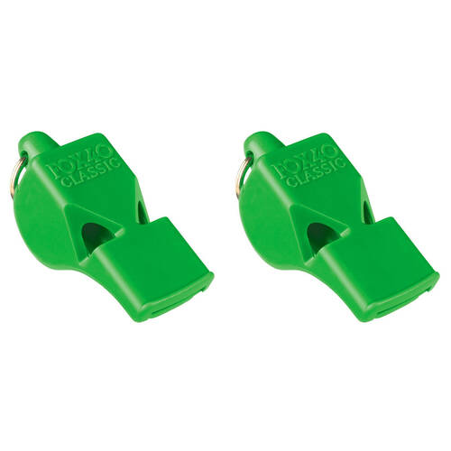 2PK Fox 40 Summit Classic Whistle Outdoor Sports Accessory Neon Green