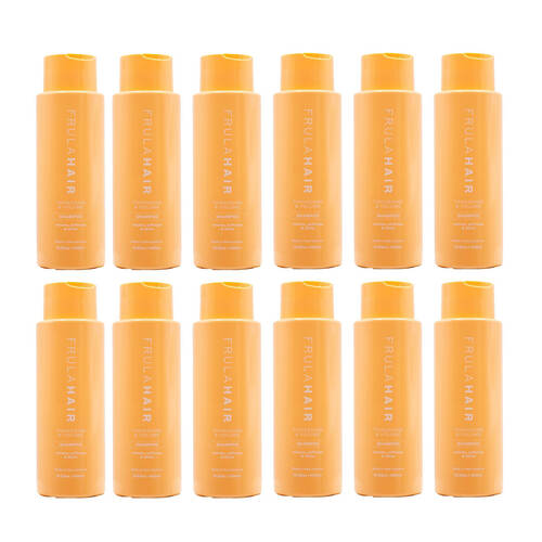 12PK Frula Skin Hair Thickening And Volume Shampoo 400ml Nourishing/Hydrating