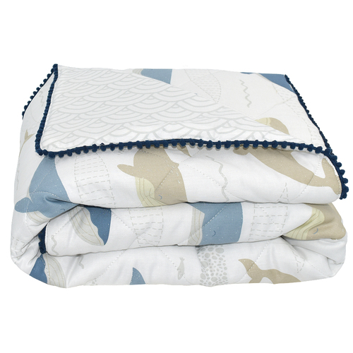 Lolli Living Quilted Reversible Cot Comforter Oceania 