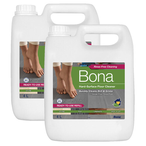 2PK Bona 4L Hard Surface  Stone Tile & Laminate Refill