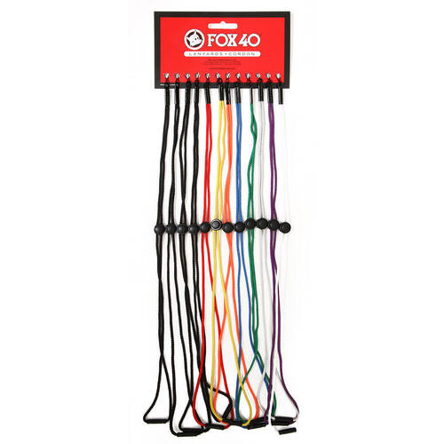 12pc Fox 40 Summit Breakaway Lanyard Sports Accessory Assorted