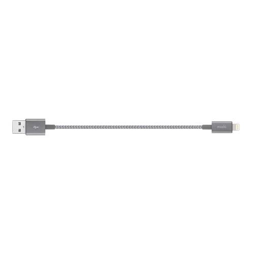 Moshi Integra USB-A to Lightning Cable - Grey (0.25m)