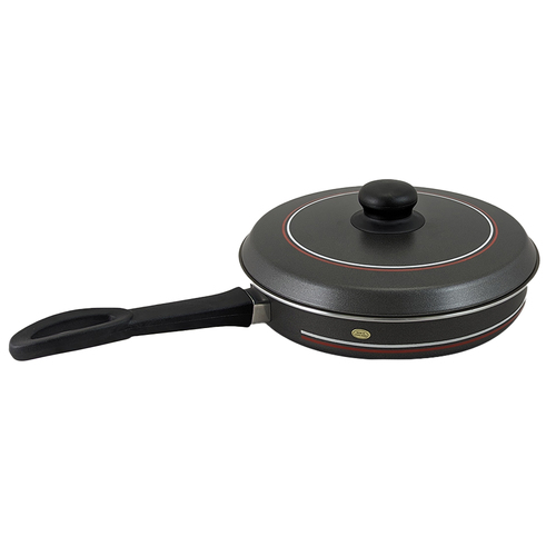 Kitchen Home Cooking Teflon Non Stick Frypan W/Lid 24cm