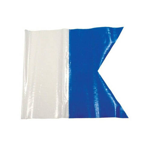 Mirage Large Safety Universal Dive Flag 60 x 75cm White/Blue