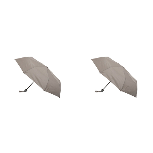 2PK Clifton UPF50+ Mini Maxi Women's Folding Umbrella - Grey