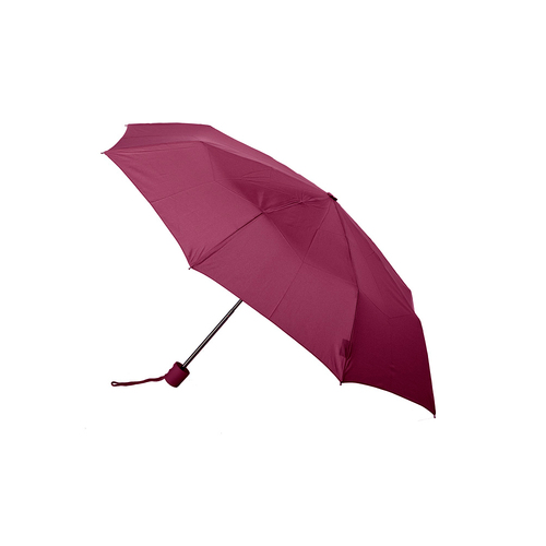 Clifton UPF50+ Mini Maxi Folding Umbrella - Burgundy Red
