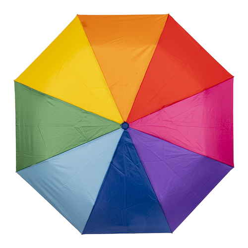 Clifton Rainbow/Pride 99cm Folding Wind Resistant Umbrella