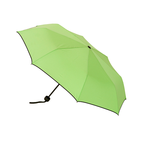 Clifton Women's Folding 97cm Piped Edge Mini Maxi Umbrella - Apple Green